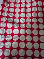 Hema verduisterend gordijn rood met witte stippen, Huis en Inrichting, Ophalen, Gebruikt, 150 tot 200 cm, Rood