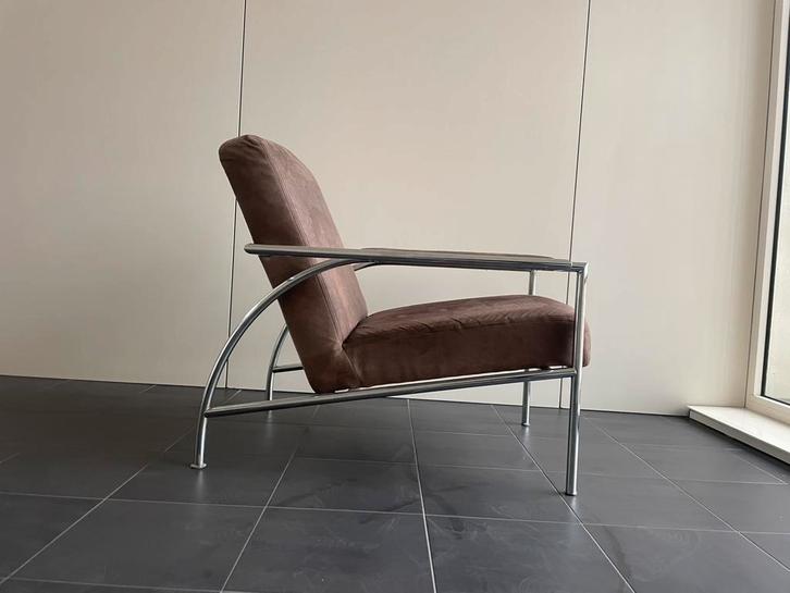 Vintage Gelderland design fauteuil 4735 met hocker, Huis en Inrichting, Fauteuils, Zo goed als nieuw, 50 tot 75 cm, 75 tot 100 cm