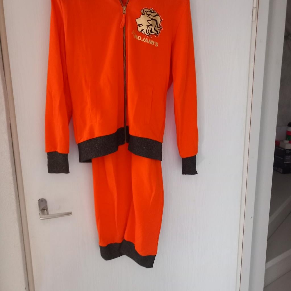 Oranje Rojami's Trainingspak met Leeuwenprint, Rojami's, Ophalen of Verzenden, Gedragen