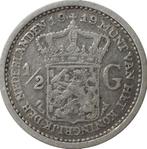 Nederland 0,5 gulden 1919 (zilver), ½ gulden, Zilver, Ophalen of Verzenden, Koningin Wilhelmina