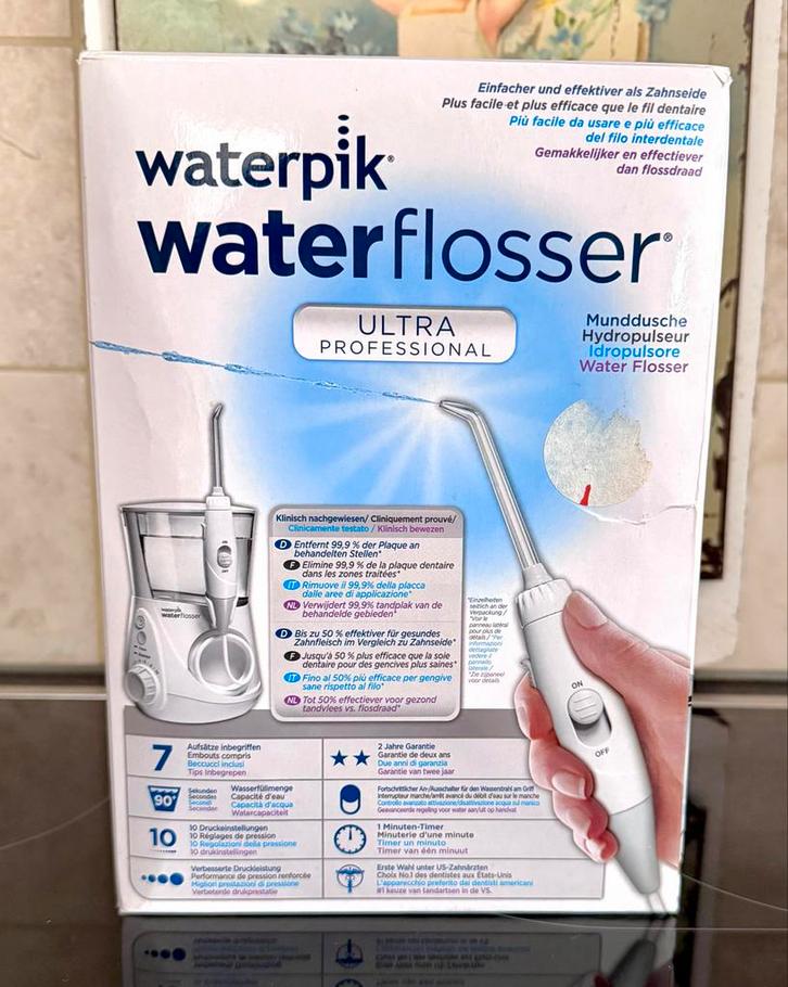 Waterpik Waterflosser Ultra Professional!, Sieraden, Tassen en Uiterlijk, Uiterlijk | Mondverzorging, Gebruikt, Overige typen
