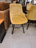 Nieuwe eetkamerstoel draaibaar adore velvet okergeel €50p/st, Ophalen, Industrieel landelijk barok brocante koloniaal boheems vintage