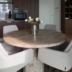 Vintage travertin eettafel, Antiek en Kunst, Ophalen