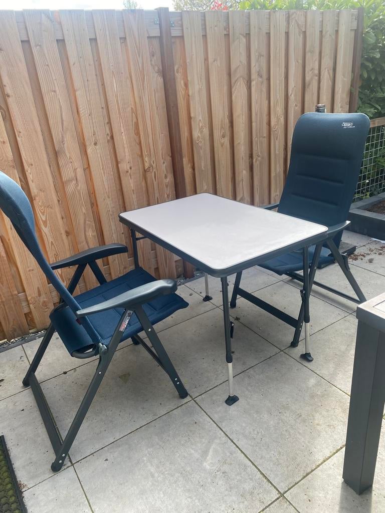 Crespo complete kampeerset in mooie staat, Ophalen, Zo goed als nieuw, Campingstoel