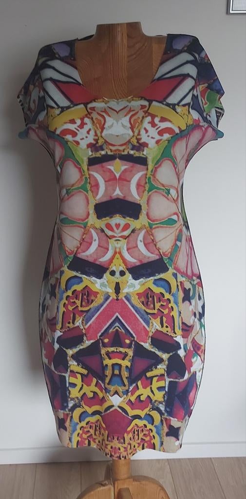 Animapop reversebel jurk M, Maat 38/40 (M), Ophalen of Verzenden, Zo goed als nieuw, Knielengte