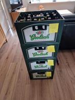 4 oude Kratten Grolsch met flesjes, Verzamelen, Ophalen, Flesje(s), Grolsch
