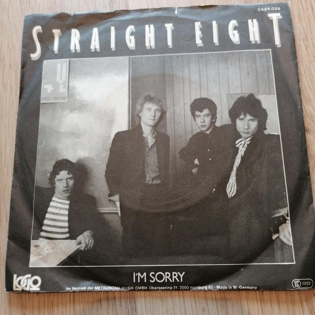 Straight eight/i'm sorry, Cd's en Dvd's, Vinyl Singles, Gebruikt, Pop, Ophalen of Verzenden
