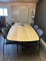 Nieuwe Deens ovale eiken eettafel 220x100cm, Ophalen, 100 tot 150 cm, Eikenhout, Ovaal