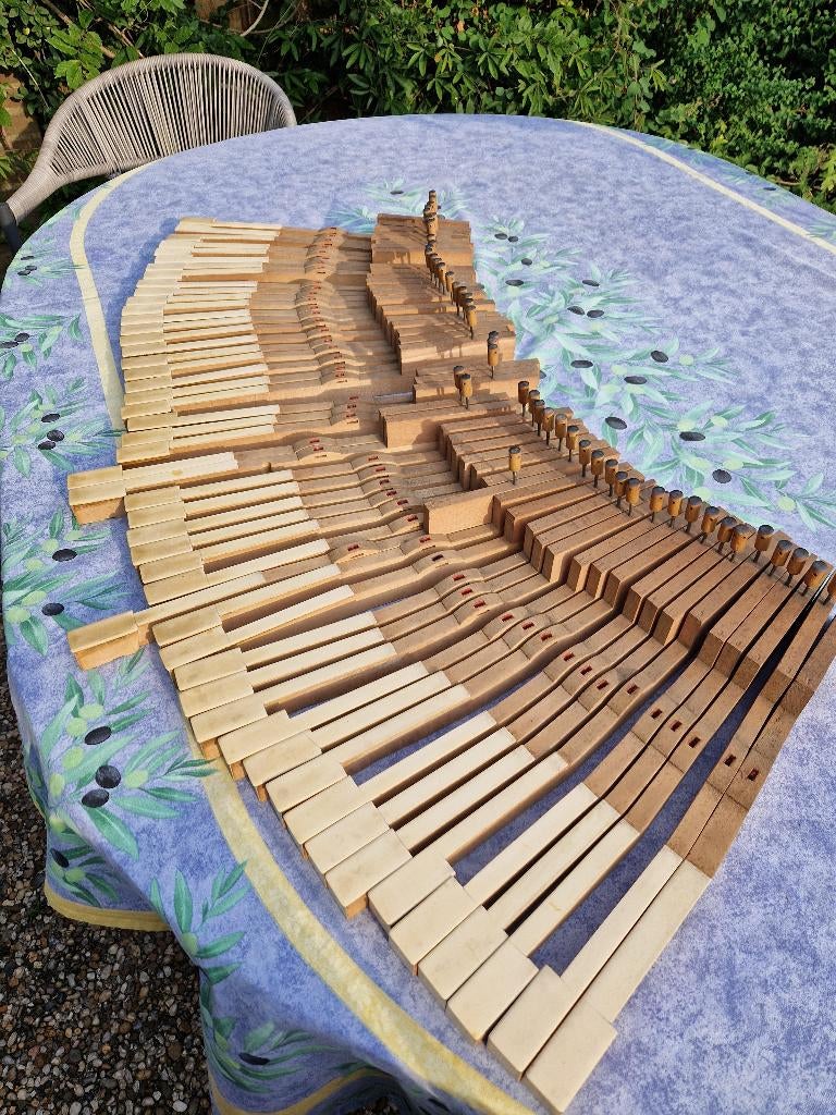 Ivoren Pianotoetsen, Ophalen of Verzenden, Gebruikt, Wit, Piano