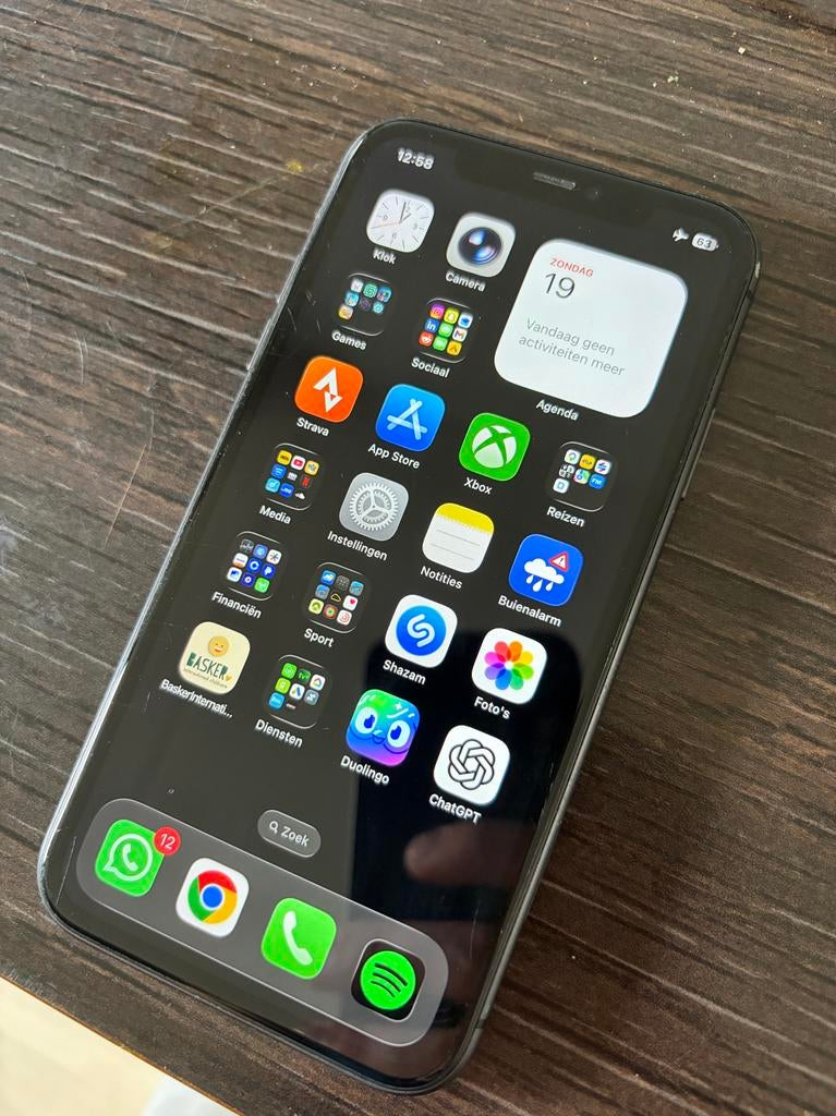 Iphone 11 - 128gb, Telecommunicatie, Mobiele telefoons | Apple iPhone, Ophalen, 71 %, Zwart, IPhone 11