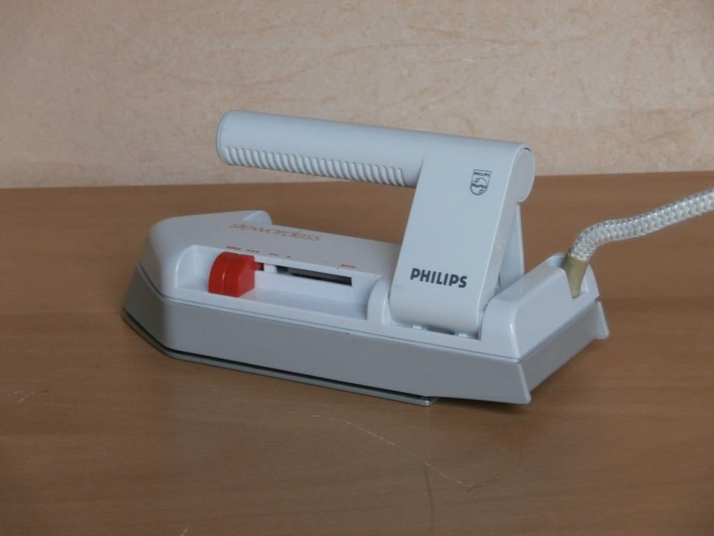 Philips reis-strijkijzer strijkbout hobbyijzer Encaustic wax, Ophalen of Verzenden, Zo goed als nieuw, Strijkijzer met snoer