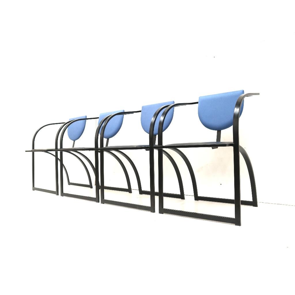 4x vintage design stoel jaren '70 '80 design midcentury, Huis en Inrichting, Stoelen, Verzenden, Gebruikt, Bruin, Eén