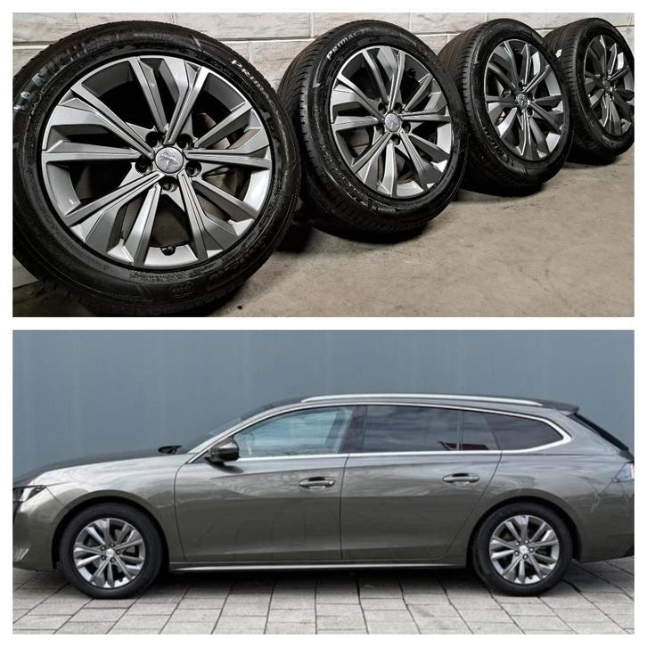 Antraciete velgen Peugeot 508 308 3008 5008 Expert 215/55/17, Auto-onderdelen, Banden en Velgen, Banden en Velgen, Zomerbanden