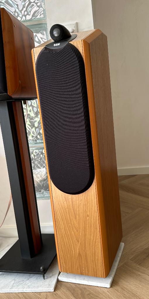 B&W CDM 7NT in licht kersen, Ophalen, Zo goed als nieuw, Bowers & Wilkins (B&W), 120 watt of meer