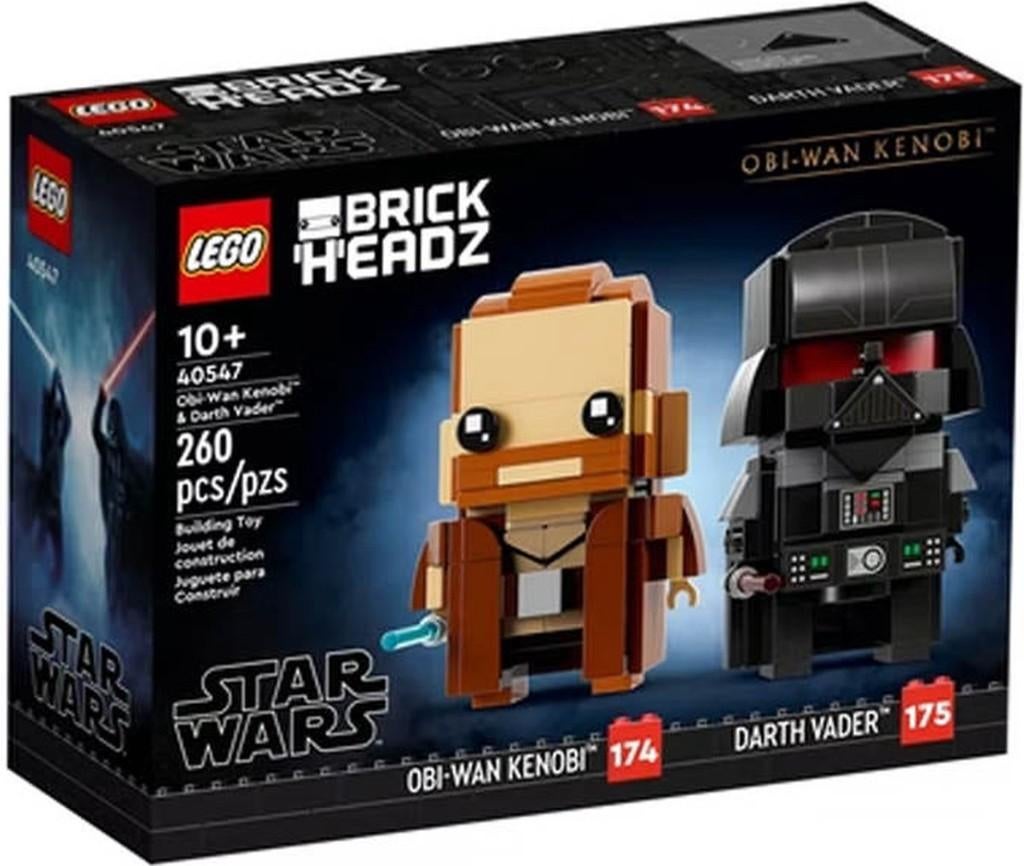 LEGO - 40547 - NIEUW - BrickHeadz - Obi-Wan Kenobi & Darth V, LEGO A/S, Nieuw, Ophalen of Verzenden, LEGO A/S