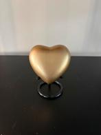 Gouden Hart Urn 80ml - Mini Urn voor As, Info@jouwurn.nl, Ophalen of Verzenden, Bieslook 42, Nieuw