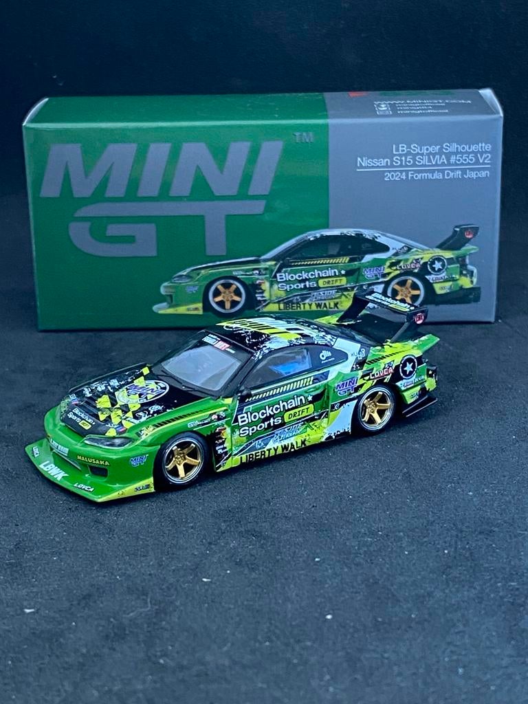 Mini gt nissan silvia s15 #823, Mini gt, Auto, Ophalen of Verzenden, Zo goed als nieuw