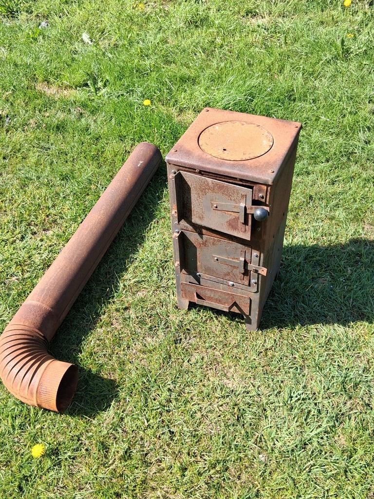 Houtkacheltje, Ophalen, Gebruikt