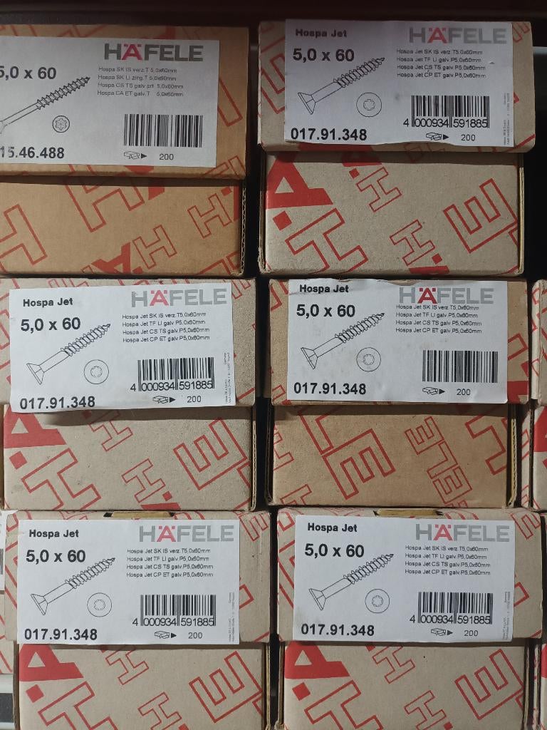 Schroeven houtschroeven pluggen volle dozen goede qualiteit, Ophalen, Nieuw, Minder dan 50 mm, Schroeven