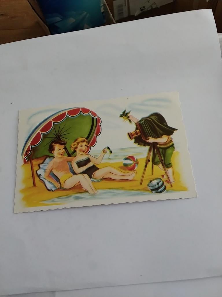ZET NU EVEN EEN VROLIJKE TOET WANT ANDERS, Ophalen of Verzenden, Voor 1920