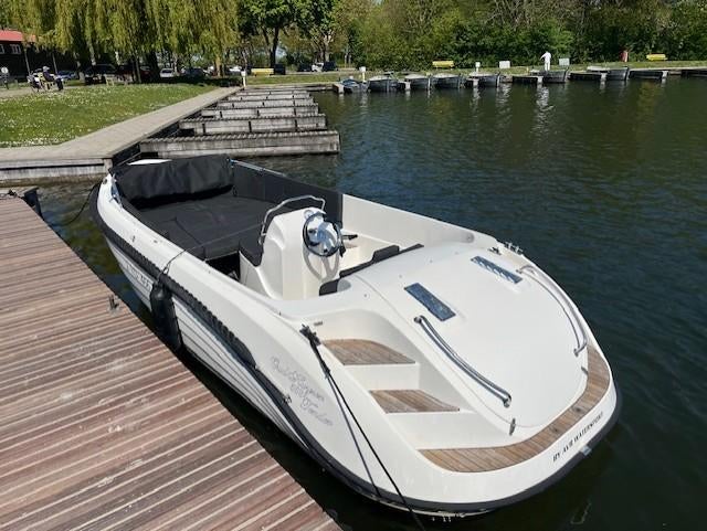 Sloep, Oud Huijzer 568 Tender 60pk Suzuki, evt met trailer, Watersport en Boten, Sloepen, Ophalen, Gebruikt, Snelvarend, 3 tot 6 meter