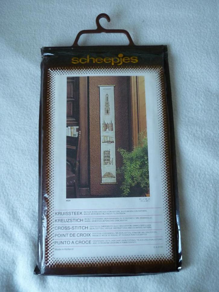 Vintage borduurpakket scheepjes schellekoord nr 4529 nieuw, Hobby en Vrije tijd, Borduren en Borduurmachines, Nieuw, Borduurpakket