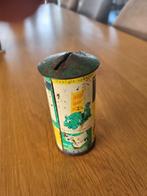 Vintage Oude Rijkspostspaarbank spaarpot - Blik, Verzamelen, Spaarpotten, Ophalen of Verzenden, Gebruikt, Metaal of Blik, Overige thema's
