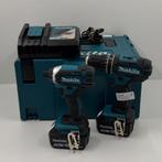 Makita DLX2131TJ 18V combiset | In kist | 2 Accus en lader, Boormachine, Dordrecht@usedproducts.nl, Toulonselaan 72, Ophalen of Verzenden