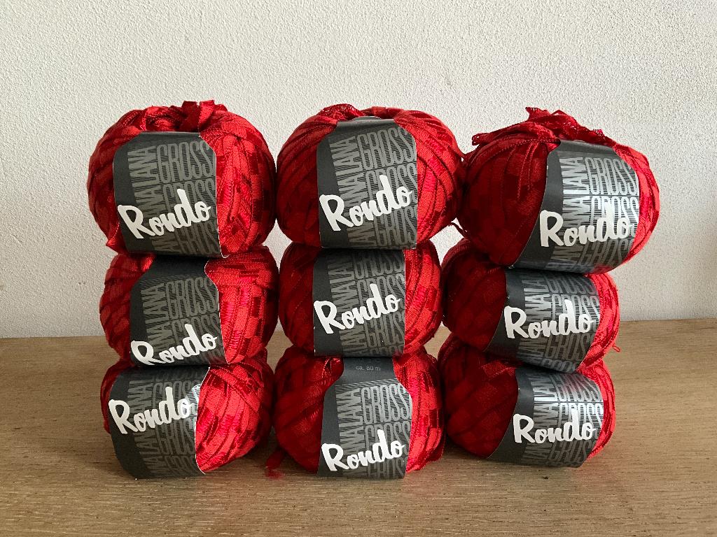 Lana Grossa Rondo, kleur 28, 450 gram, Hobby en Vrije tijd, Breien en Haken, Nieuw, Breien of Haken, Wol of Garen, Ophalen of Verzenden