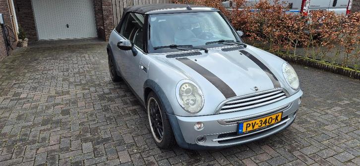 Mini 1.6 16V Cooper Cabrio 2007 Grijs, Auto's, Mini, Particulier, Cooper, Airbags, Centrale vergrendeling, Climate control, Cruise Control