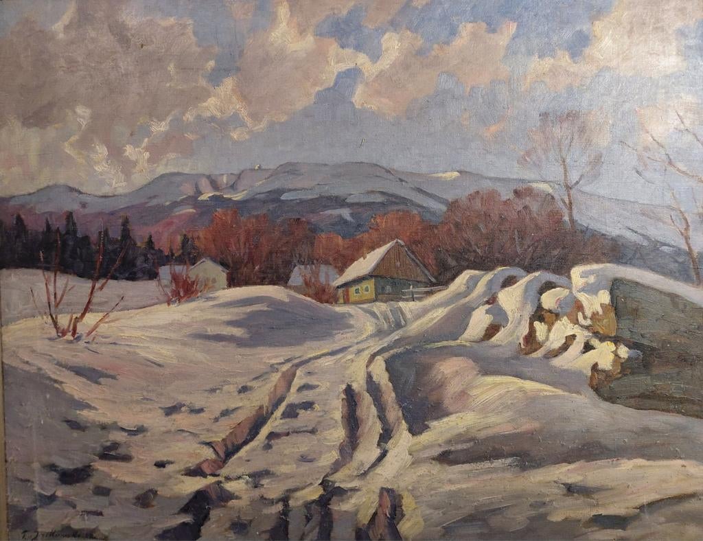 Winterlandschap Franz von Jackowski, Ophalen