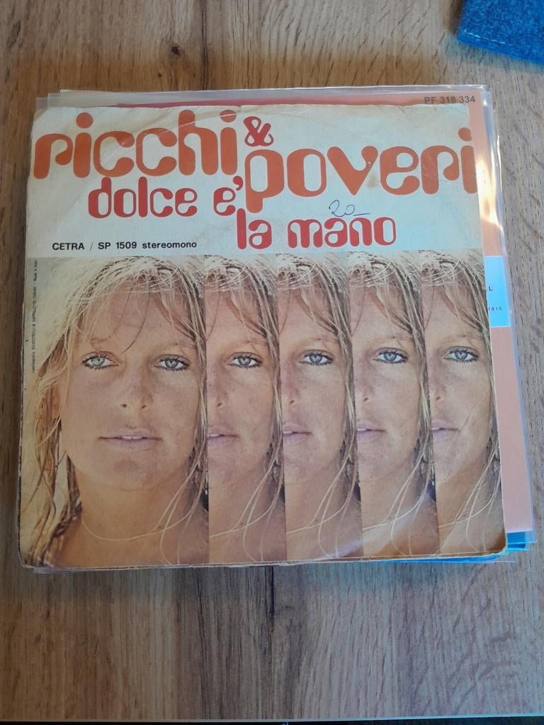 Ricchi power 7inch dolce e la mano, Ophalen of Verzenden, Zo goed als nieuw, Pop