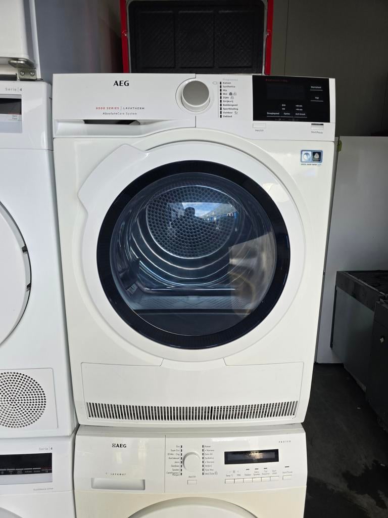 Prachtige ruime AEG warmtepompdroger! 8KG! Garantie!🚚✅️, Aeg, 8 tot 10 kg, Ophalen of Verzenden, Zo goed als nieuw