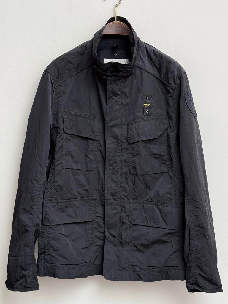 Blauer USA Militaire Field Jacket Navy Blauw Maat XXL, Kleding | Heren, Ophalen of Verzenden, Gedragen, Maat 56/58 (XL), Blauw