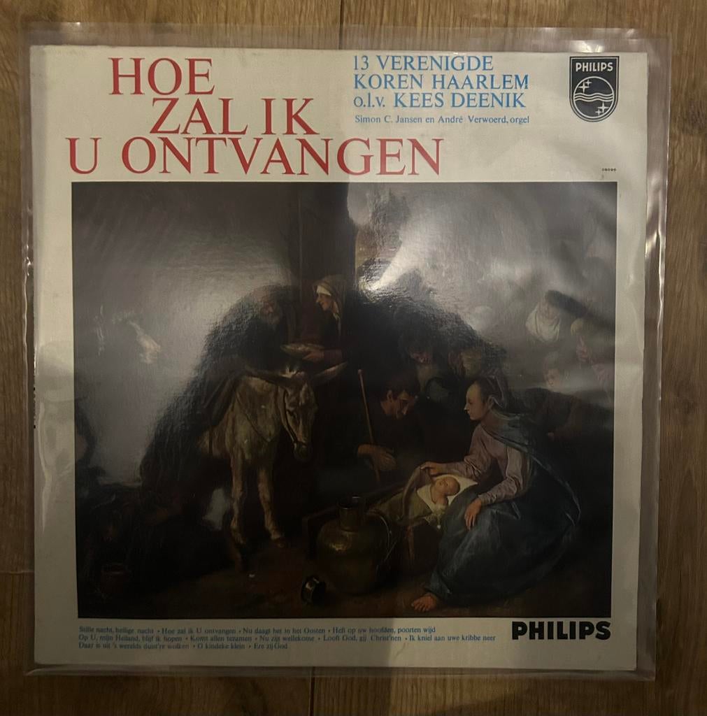 ‘Hoe zal ik U ontvangen’, christelijke kerstplaat, Gebruikt, Modernisme tot heden, Ophalen of Verzenden, 12 inch