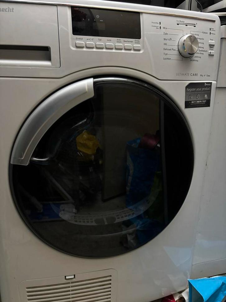 Zo goed als nieuwe Bauknecht droogmachine, Witgoed en Apparatuur, Wasmachines, Zo goed als nieuw, Voorlader, 8 tot 10 kg, 85 tot 90 cm