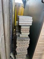 Partij stenen stoeptegels GRATIS af te halen, Ophalen, Gebruikt, Beton, Terrastegels