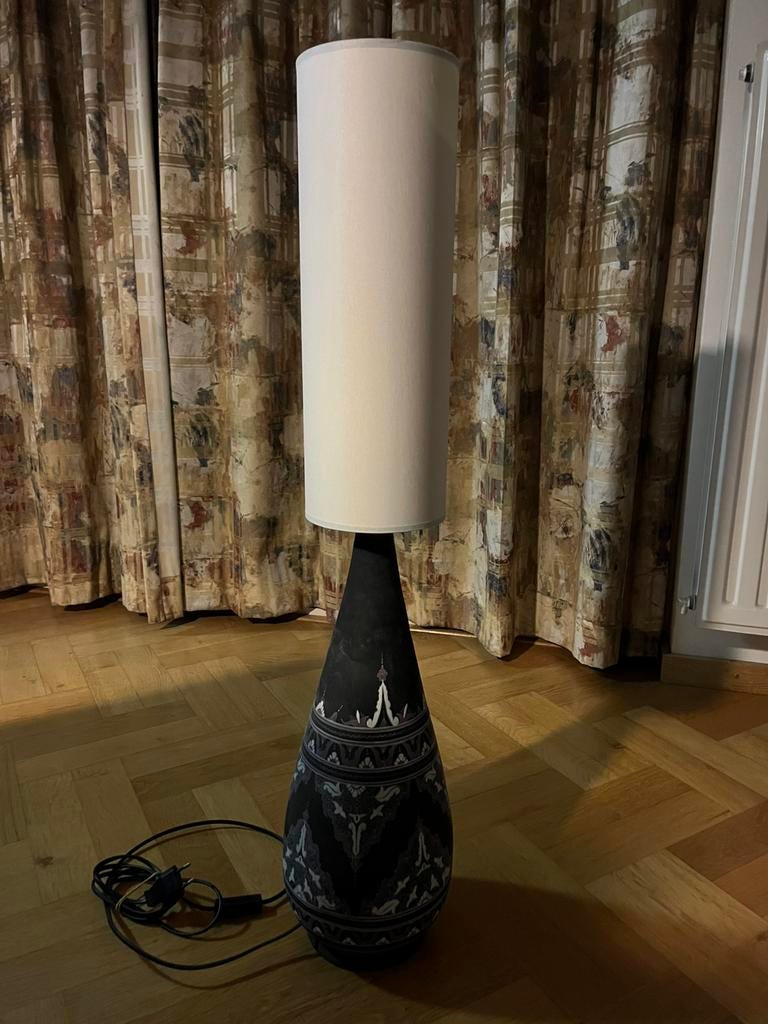 Originele Marokkaanse handgeschilderde lampenvoet, Ophalen, Overige materialen, Gebruikt, Origineel Marokkaans