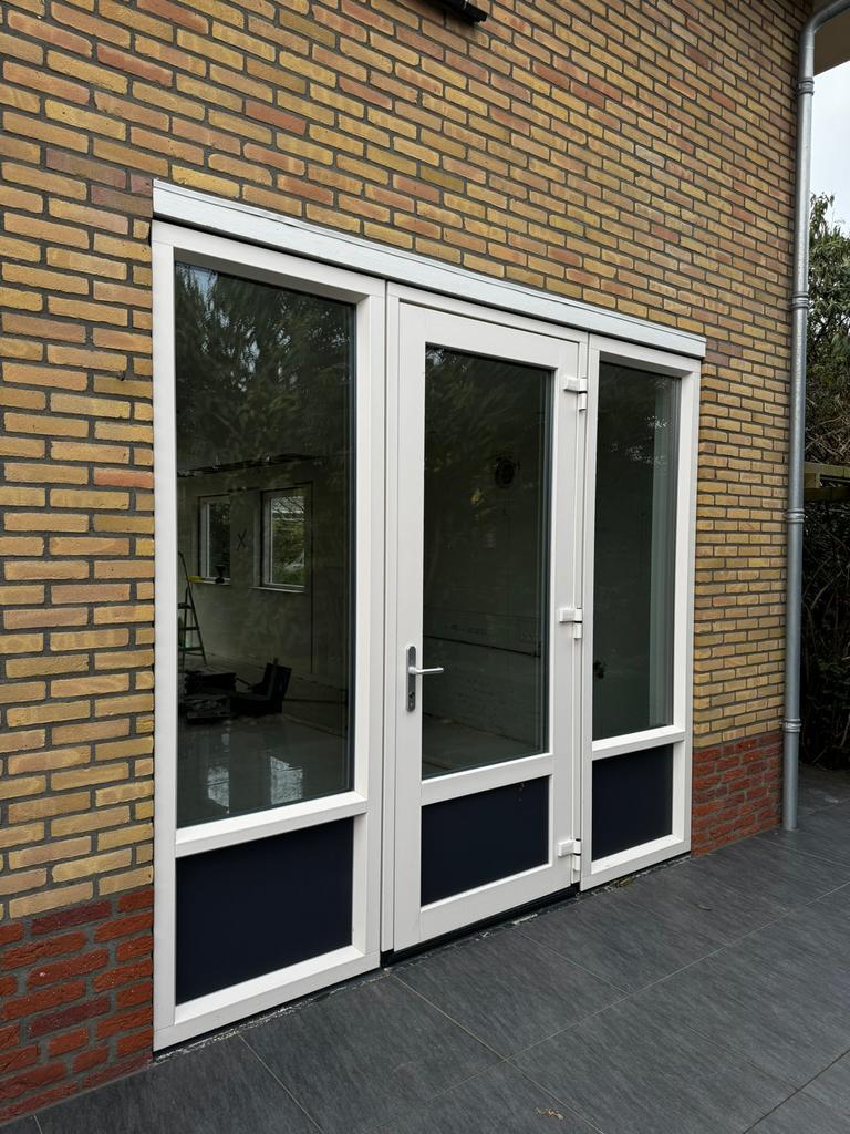 Kunststof Kozijn + Deur | 275x248 | Triple Glas HR+++, Ophalen, Kunststof, Deurkozijn, 225 cm of meer