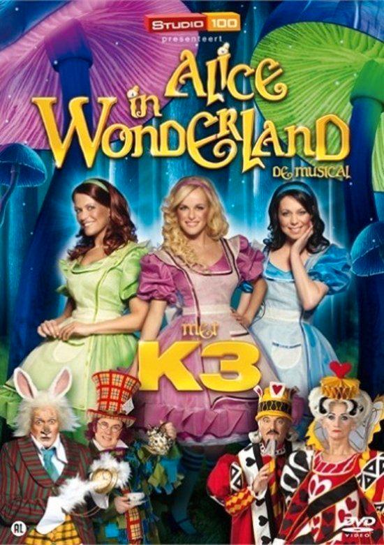 DVD K3 - Alice In Wonderland: The Musical, Cd's en Dvd's, Dvd's | Kinderen en Jeugd, Zo goed als nieuw, Film, Avontuur, Alle leeftijden