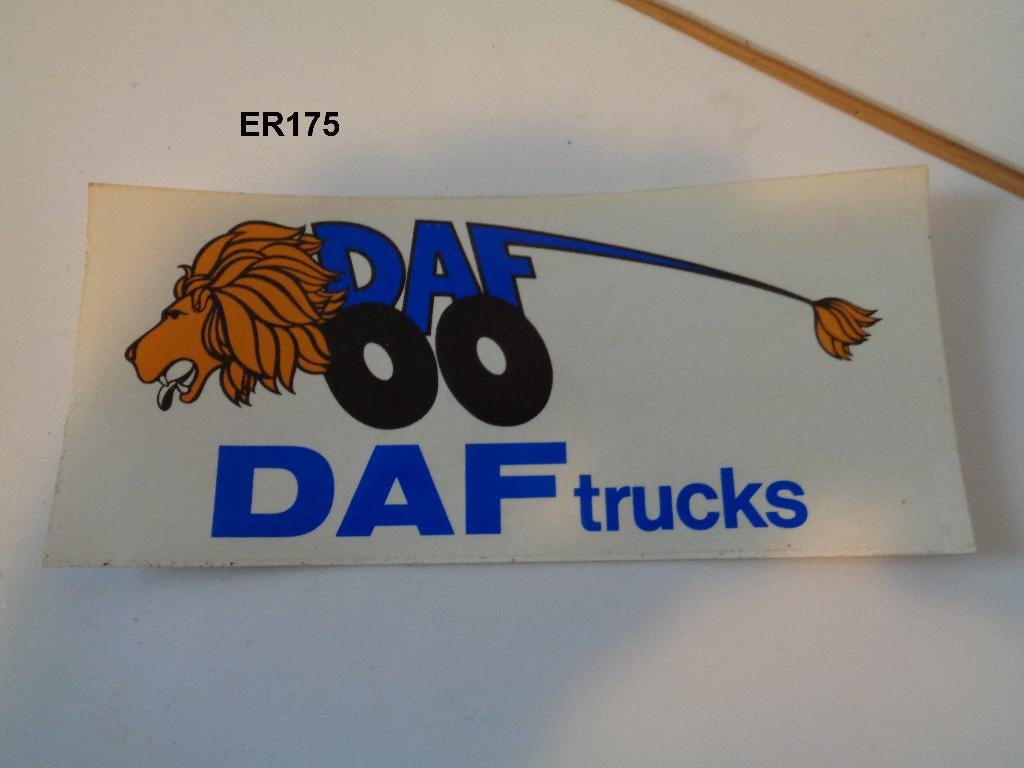 daf trucks de leeuw 2, Ophalen of Verzenden, Gebruikt, Sticker