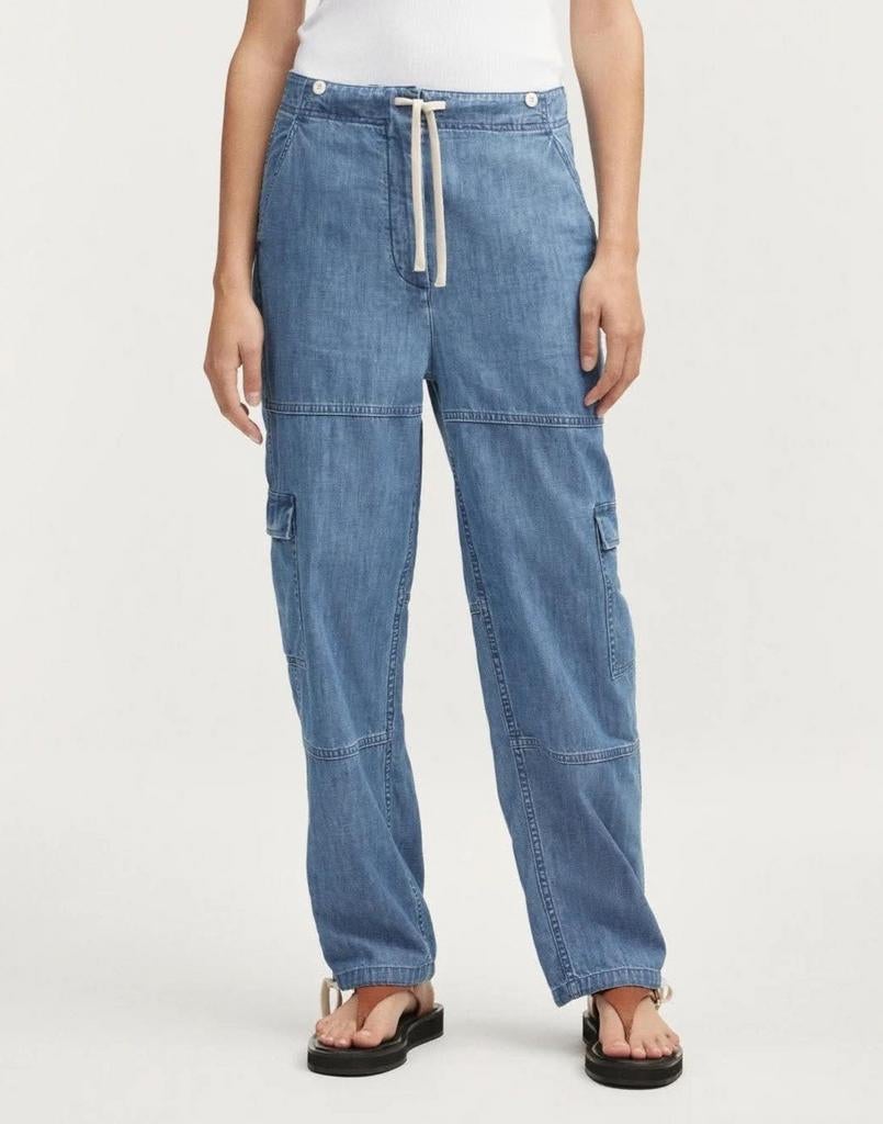 DENHAM Jeans Maat 34-36, Kleding | Dames, Spijkerbroeken en Jeans, Zo goed als nieuw, W27 (confectie 34) of kleiner, Blauw, Verzenden