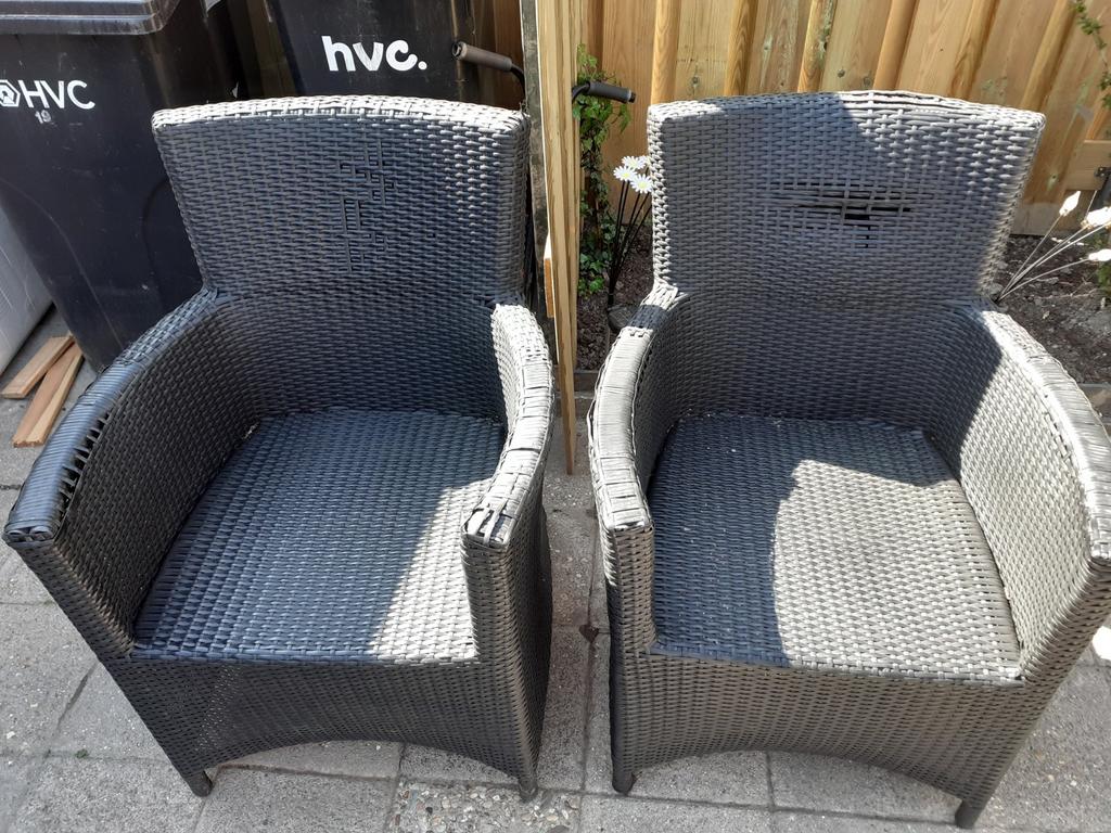 Tuinstoelen, Ophalen, Gebruikt, Kunststof