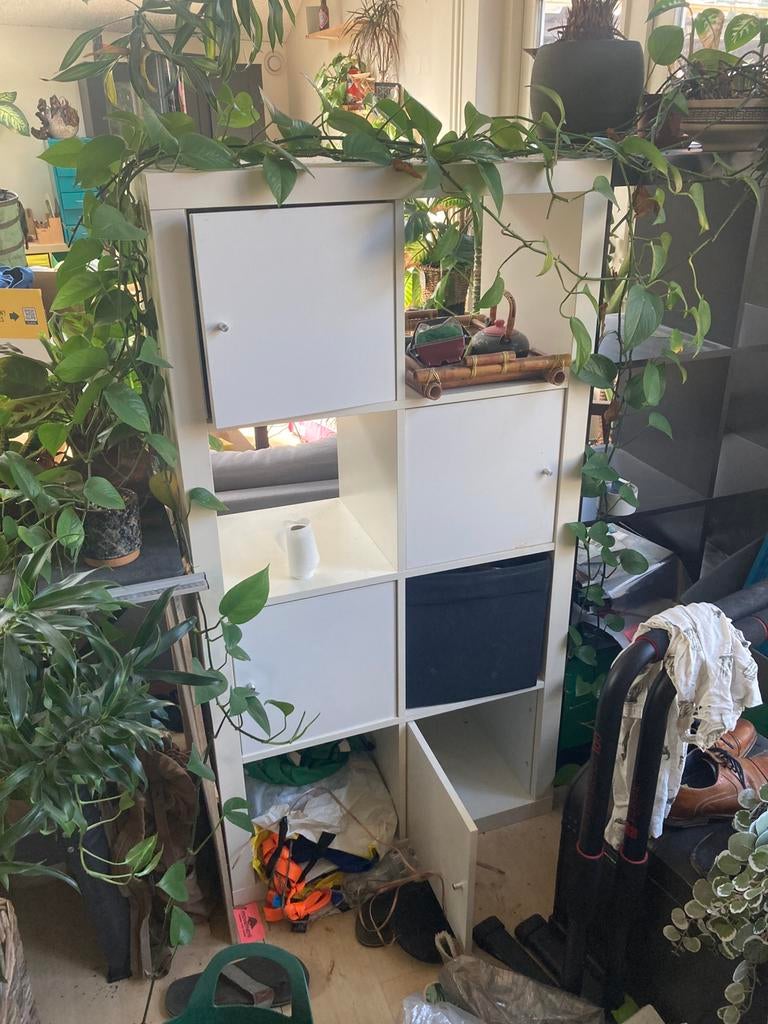 Ikea Kallax, Huis en Inrichting, Kasten | Boekenkasten, Ophalen, Gebruikt, 50 tot 100 cm, 150 tot 200 cm