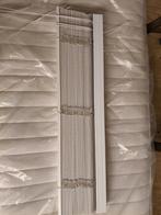 Witte houten jaloezieën 98,5 x 217 cm, Gebruikt, 200 cm of meer, Wit, Modern, Hout