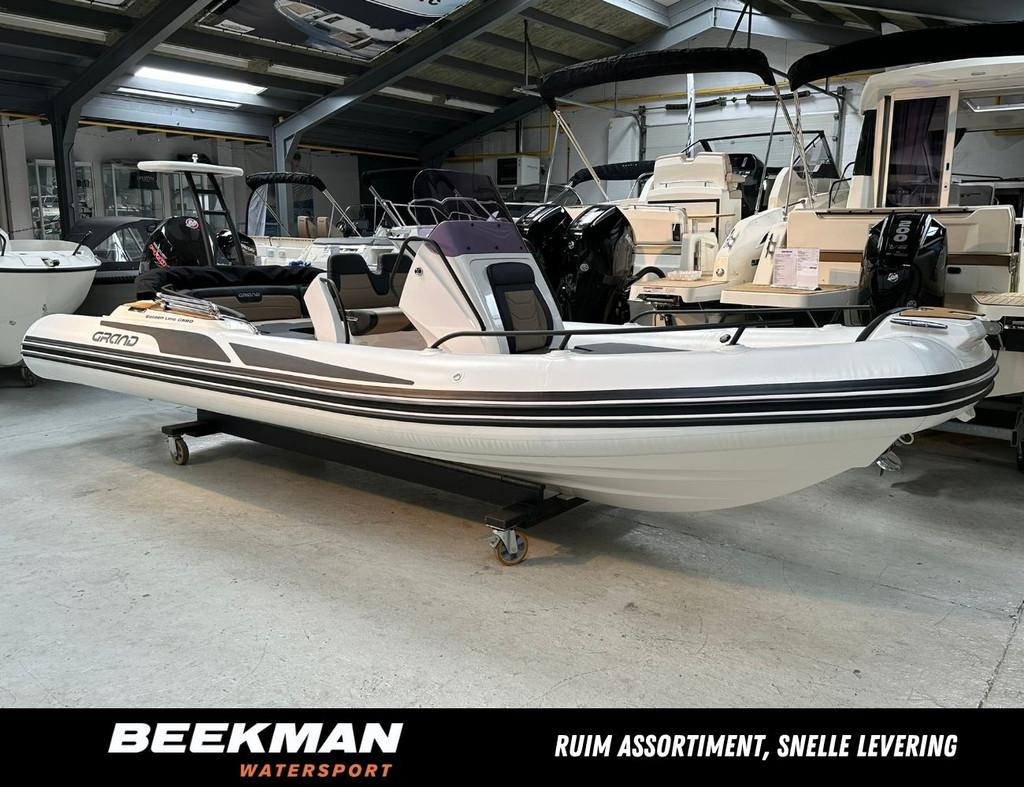 GRAND Golden Line 680 de Luxe met 200 PK V8 Mercury Pro-XS, Watersport en Boten, Rubberboten, Nieuw, Benzine, 200 pk of meer, Overige merken