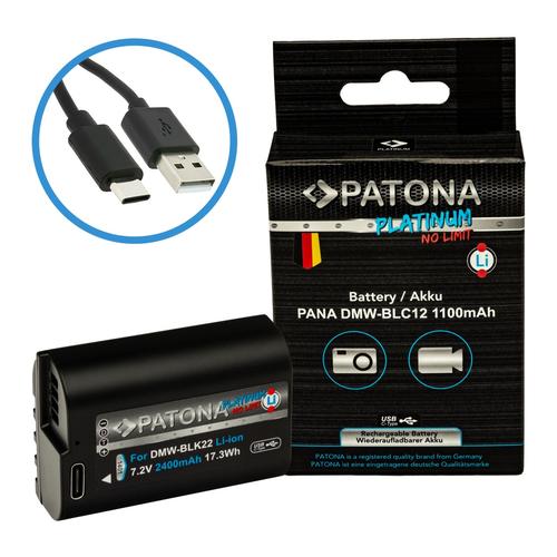 Platinum battery with USB-C input Panasonic GX8 G81 GH2, Verzenden, Nieuw