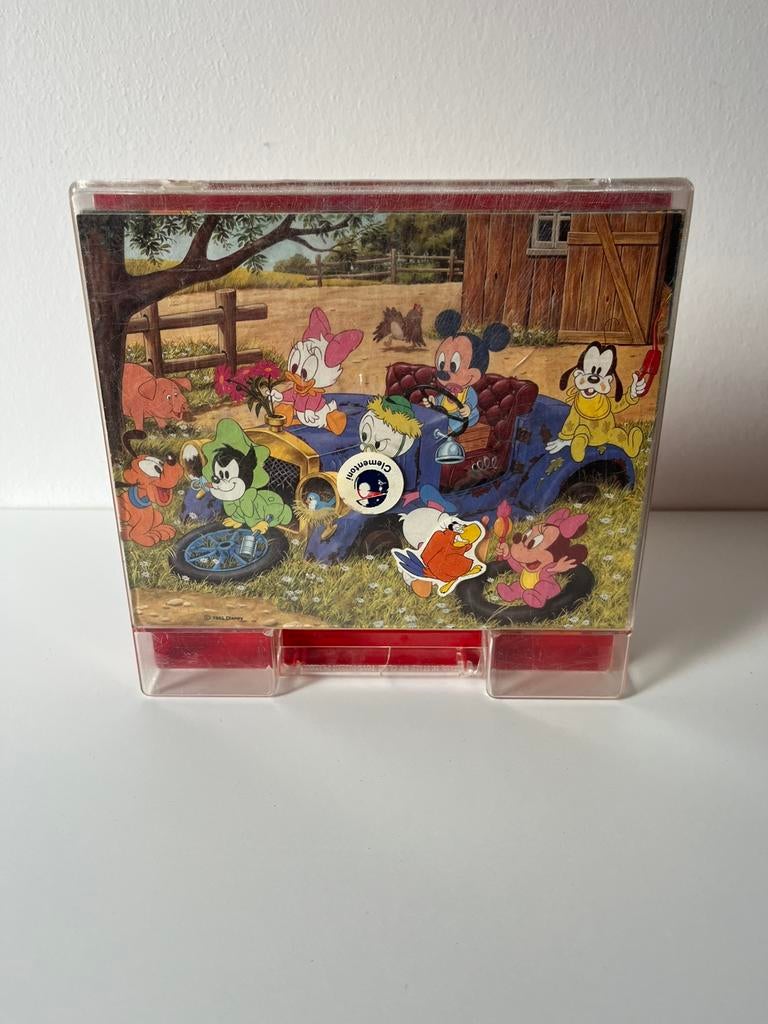 Vintage Disney puzzel / spel – Mickey Mouse & vrienden, Verzamelen, Disney, Ophalen, Zo goed als nieuw