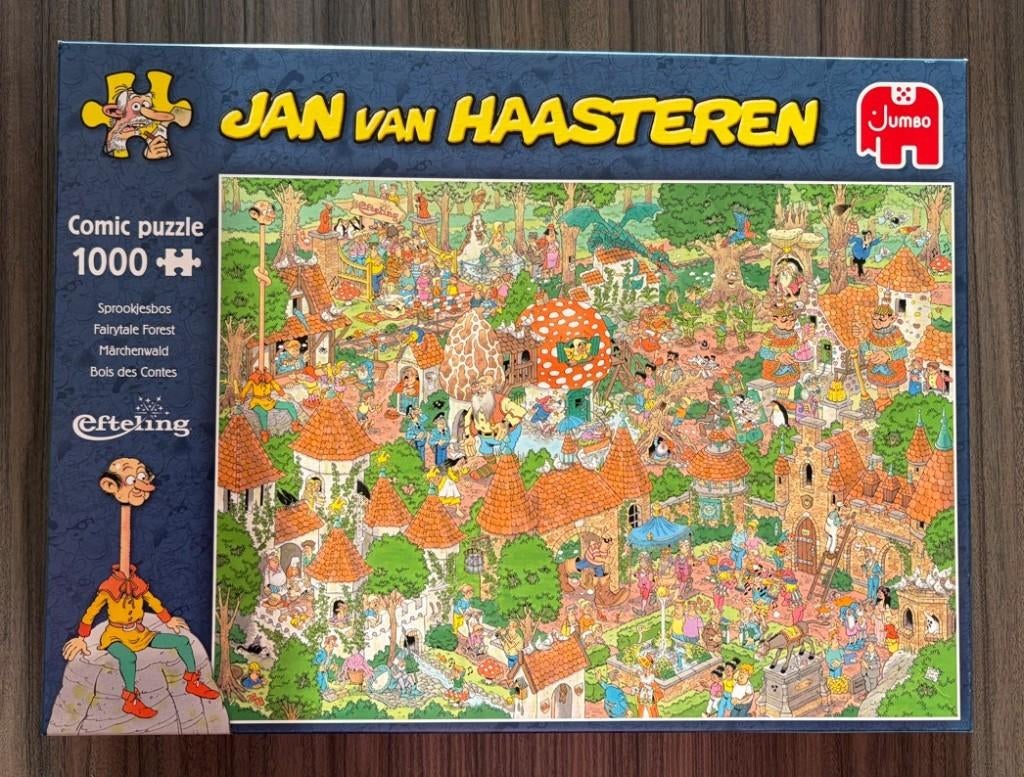 Jan van Haasteren puzzels van 1000 stukjes uit verzameling, Ophalen of Verzenden, 500 t/m 1500 stukjes, Zo goed als nieuw
