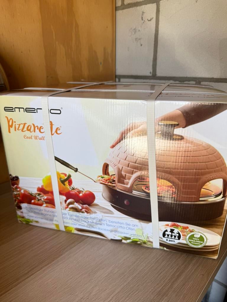 Pizzarette van emerio - 6 persoons., Ophalen, Nieuw